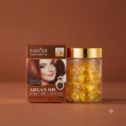SADOER Argan Oil Smooth Hair Care Capsules – 30 Pieces (ARGAN HAIR OIL)
