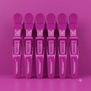 TONI&GUY Professional Hair Sectioning Clips – 6-Piece Set