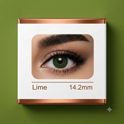 Lime Colored SOFT Contact Lenses – 14.2 mm 38% Water Content