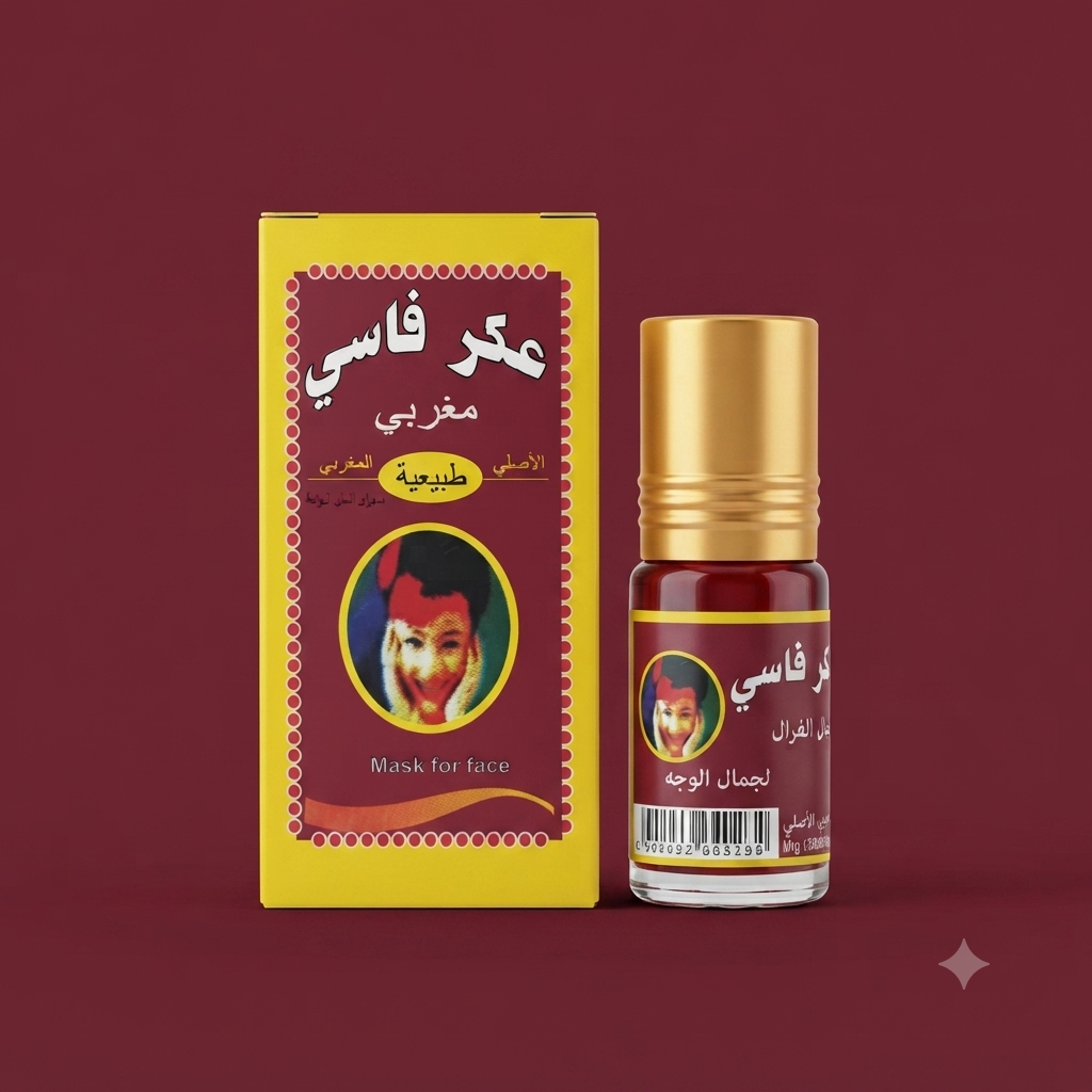 Moroccan Aker Fassi Natural Liquid Face Mask