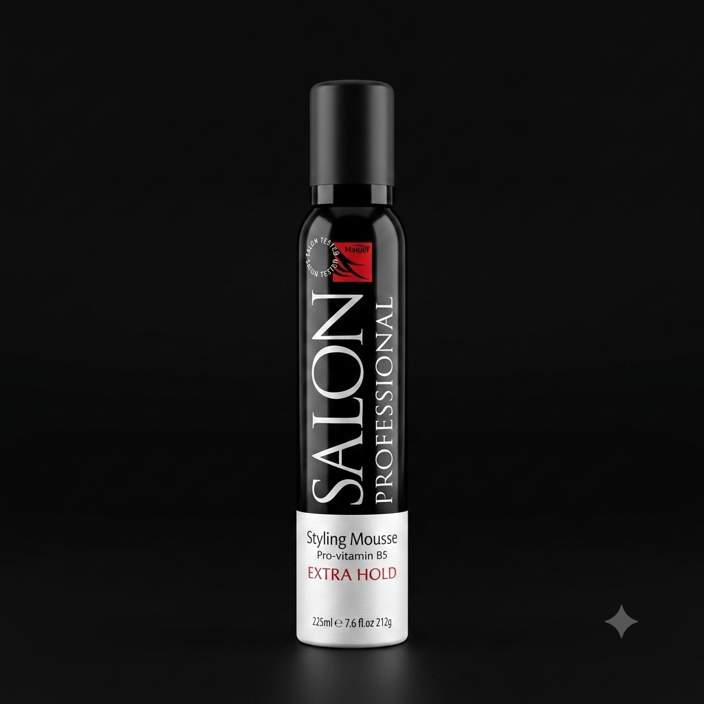 Salon Professional Extra Hold Pro-Vitamin B5 Styling Mousse – 225 ml