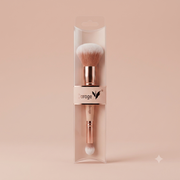 Daroge Double-Ended Makeup Brush – Face & Detail Brush