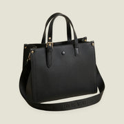Monogram Canvas Shoulder Bag with Chain Detail