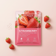 BIOAQUA Strawberry Tender Smooth Facial Sheet Mask