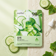 SADOER Cucumber Refreshing & Hydrating Facial Sheet Mask – Mild Formula
