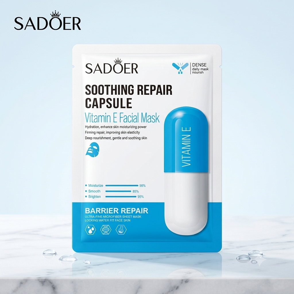 SADOER Soothing Repair Capsule Vitamin E Facial Mask