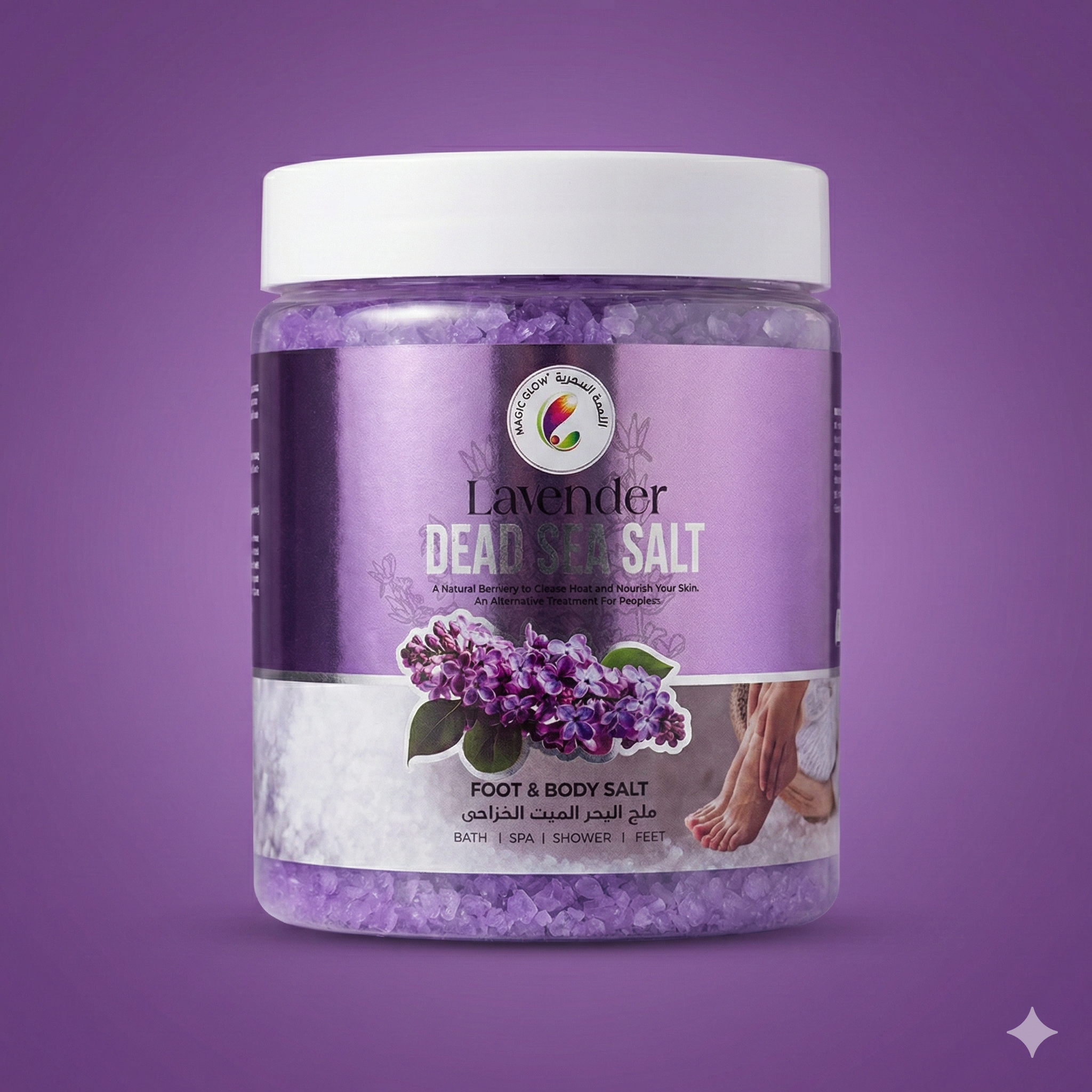 Magic Glow Lavender Dead Sea Salt