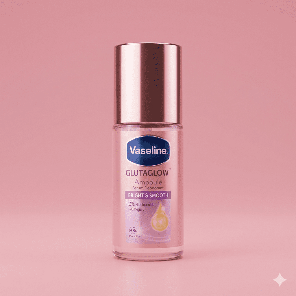 Vaseline GlutaGlow Ampoule Serum Deodorant – Bright & Smooth