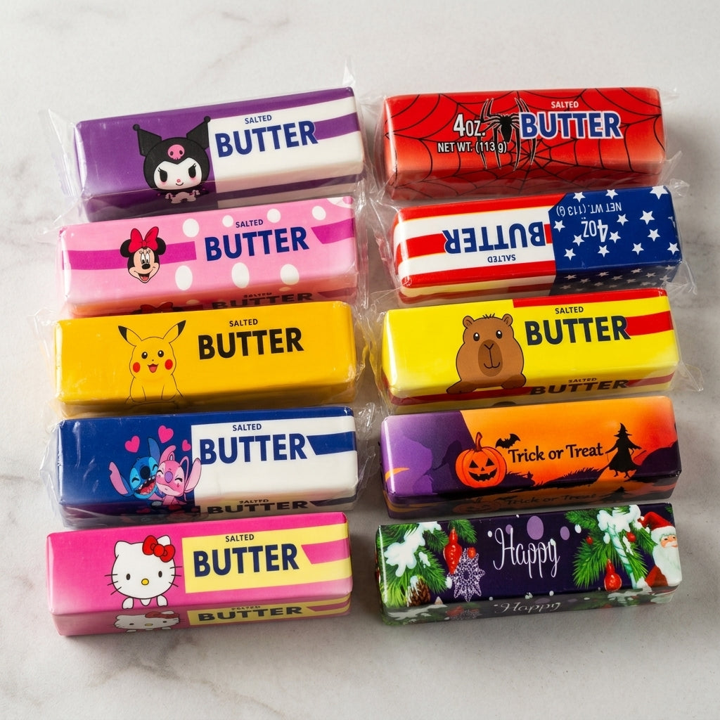 Novelty Stick of Butter Slow-Rising Foam Squishy Stress Relief Toy 1 (PCS)