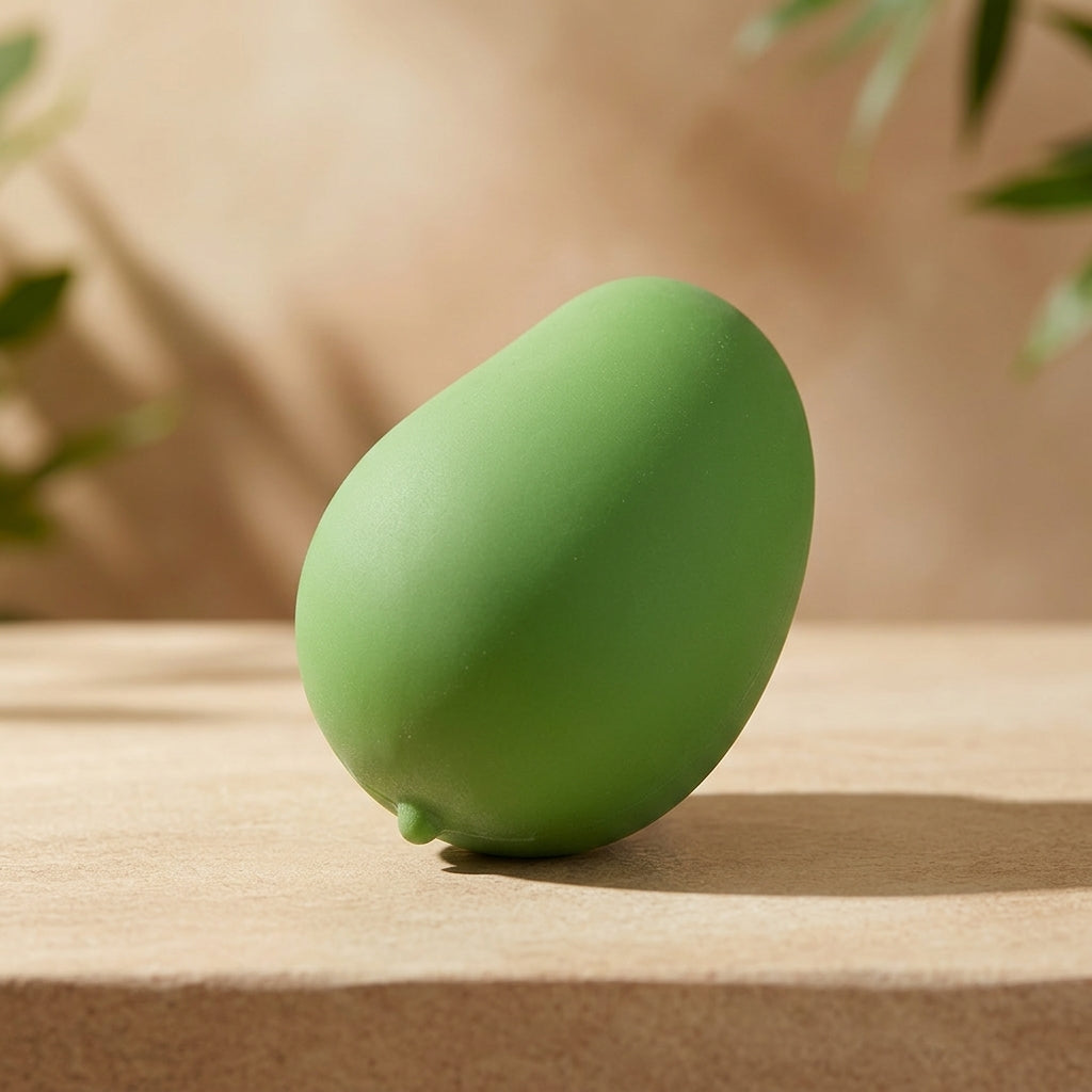Persimmon Fruit Slow-Rising Squishy Stress Relief Toy (TPR/Foam Sensory Squeeze Ball)