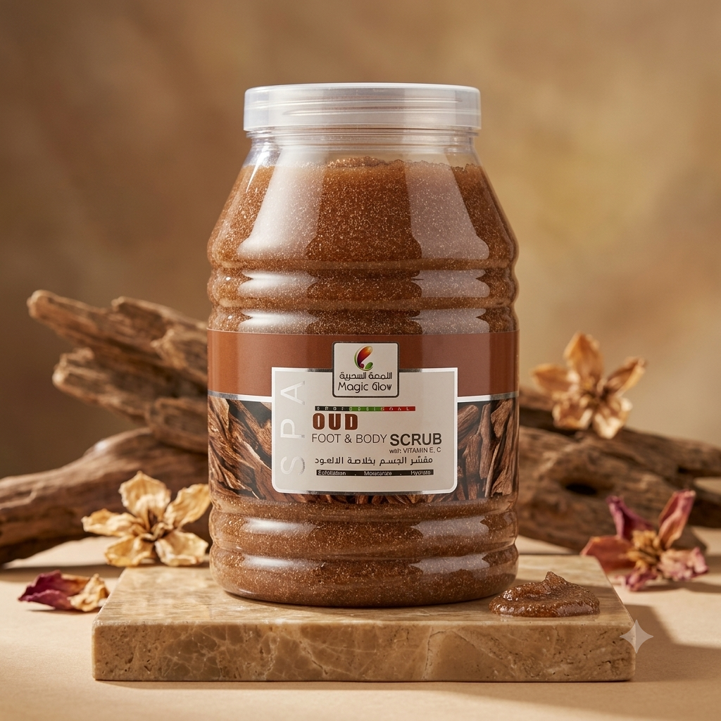 Magic Glow Spa Pedi Gel Scrub 5kg-Oud