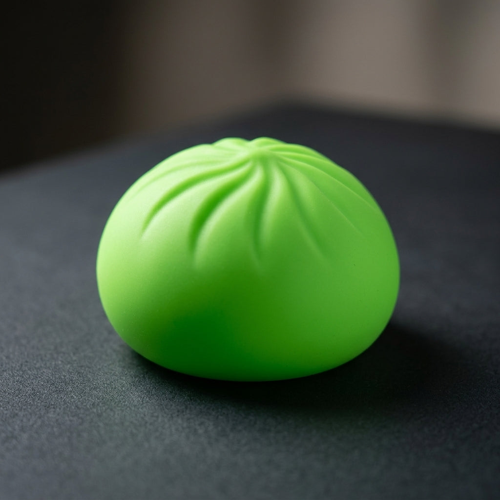 Persimmon Fruit Slow-Rising Squishy Stress Relief Toy (TPR/Foam Sensory Squeeze Ball)