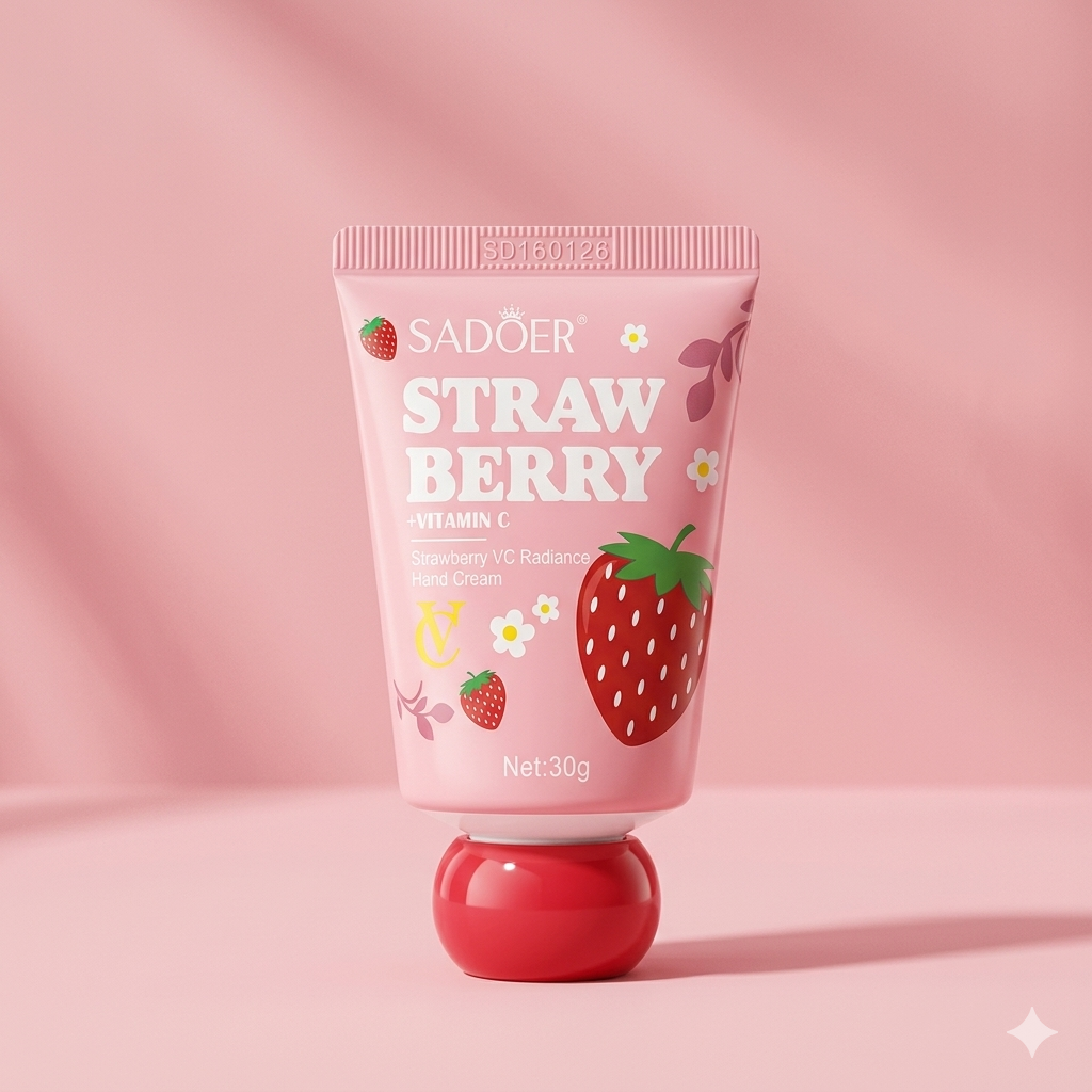 SADOER Strawberry VC Radiance Hand Cream (30g)