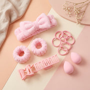 12-Piece Pink Spa and Beauty Accessory Set