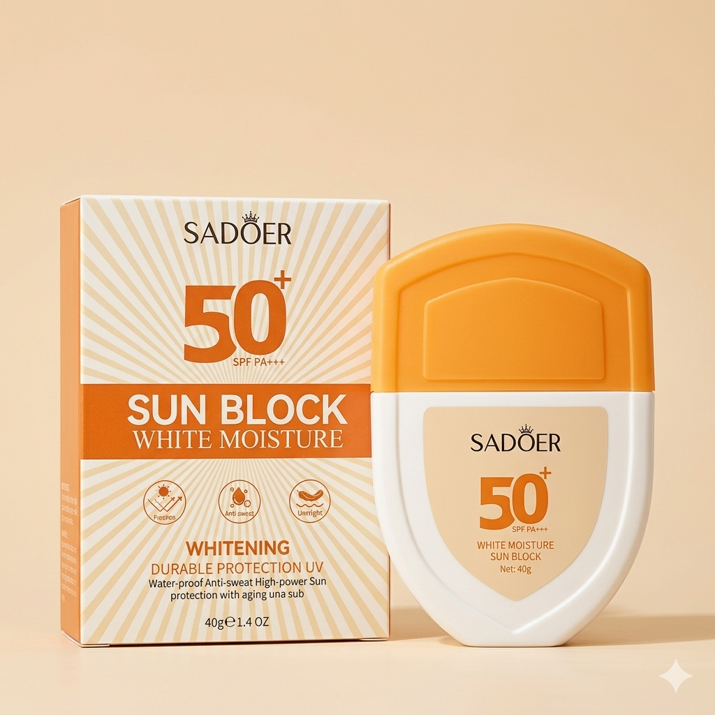 SADOER SPF 50+ White Moisture Sun Block