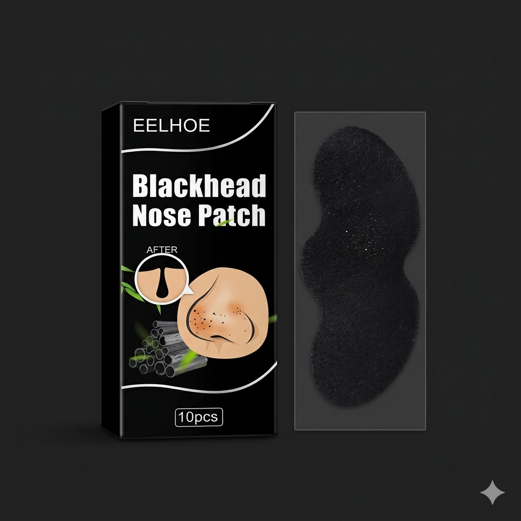 EELHOE Bamboo Charcoal Blackhead Nose Patch (10 Pcs)