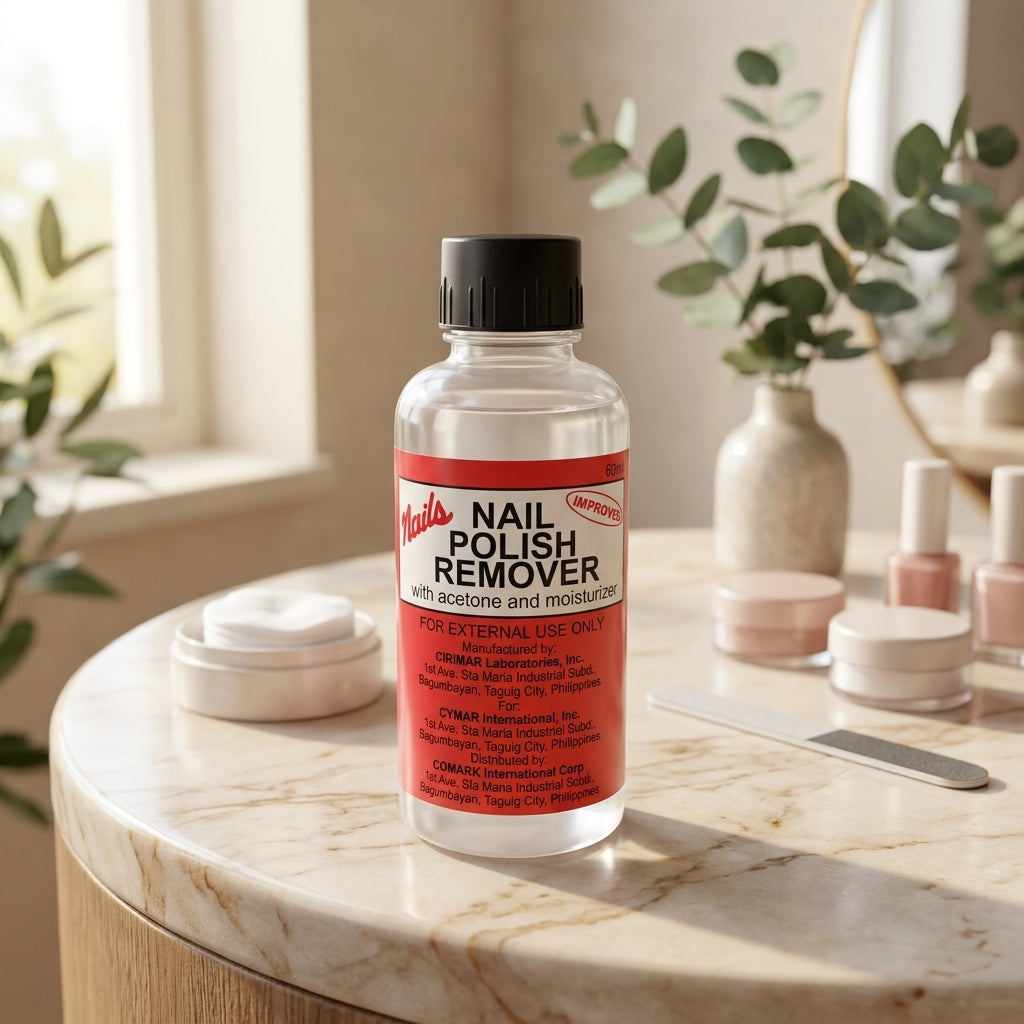 Nails Nail Polish Remover with Acetone and Moisturizer (60ml)