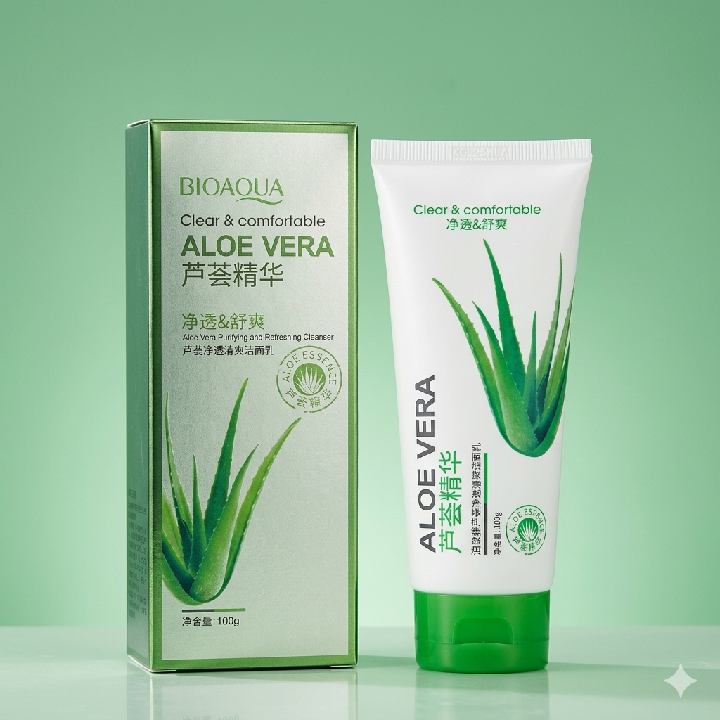 BIOAQUA Aloe Vera Purifying and Refreshing Cleanser