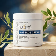 NUSPA Care for Skin Massage Cream with Jojoba Oil (500ml / 16.9 fl.oz.)