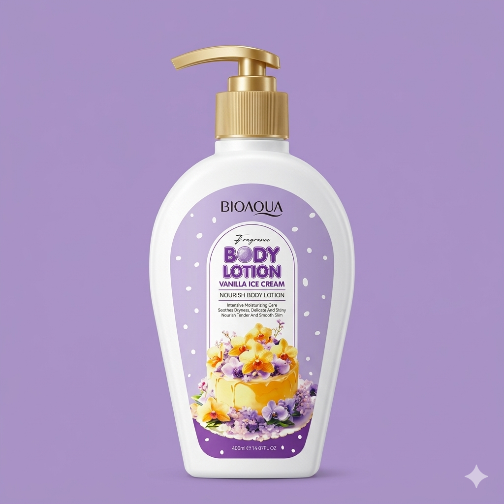 BIOAQUA Fragrance Body Lotion - Vanilla Ice Cream (400ml)