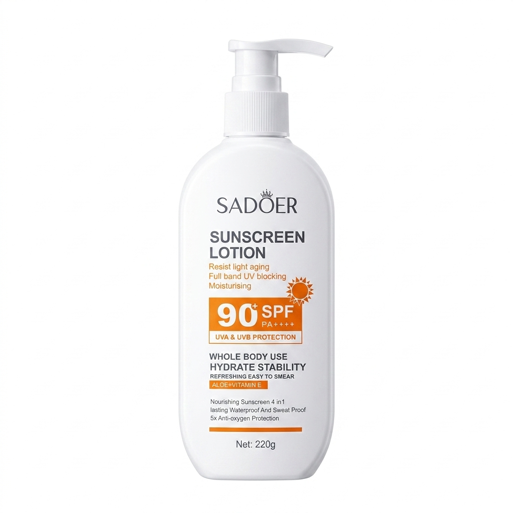 SADOER SPF 90+ PA++++ Sunscreen Lotion (220g)