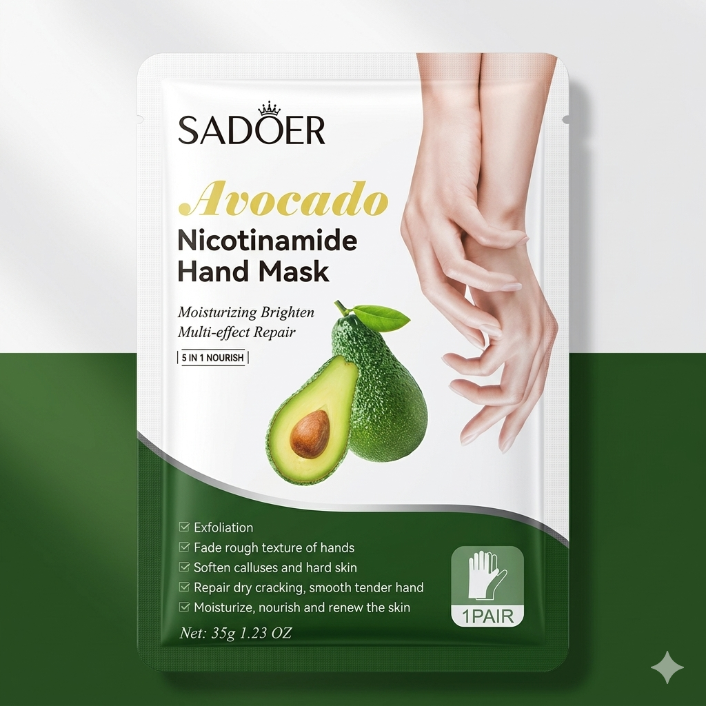 SADOER Avocado Nicotinamide Hand Mask (1 Pair)