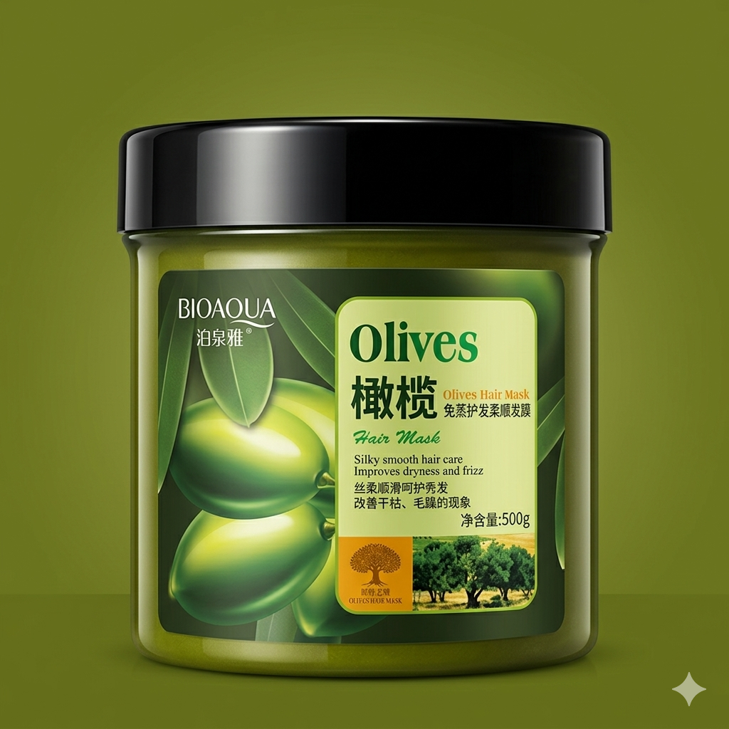 BIOAQUA Olives Hair Mask (500g)