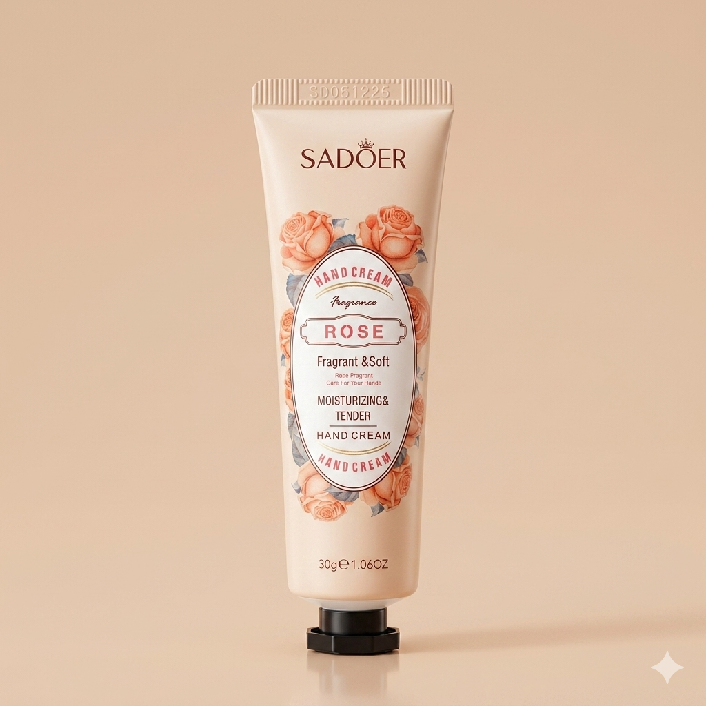 SADOER Fragrance Rose Hand Cream (30g)