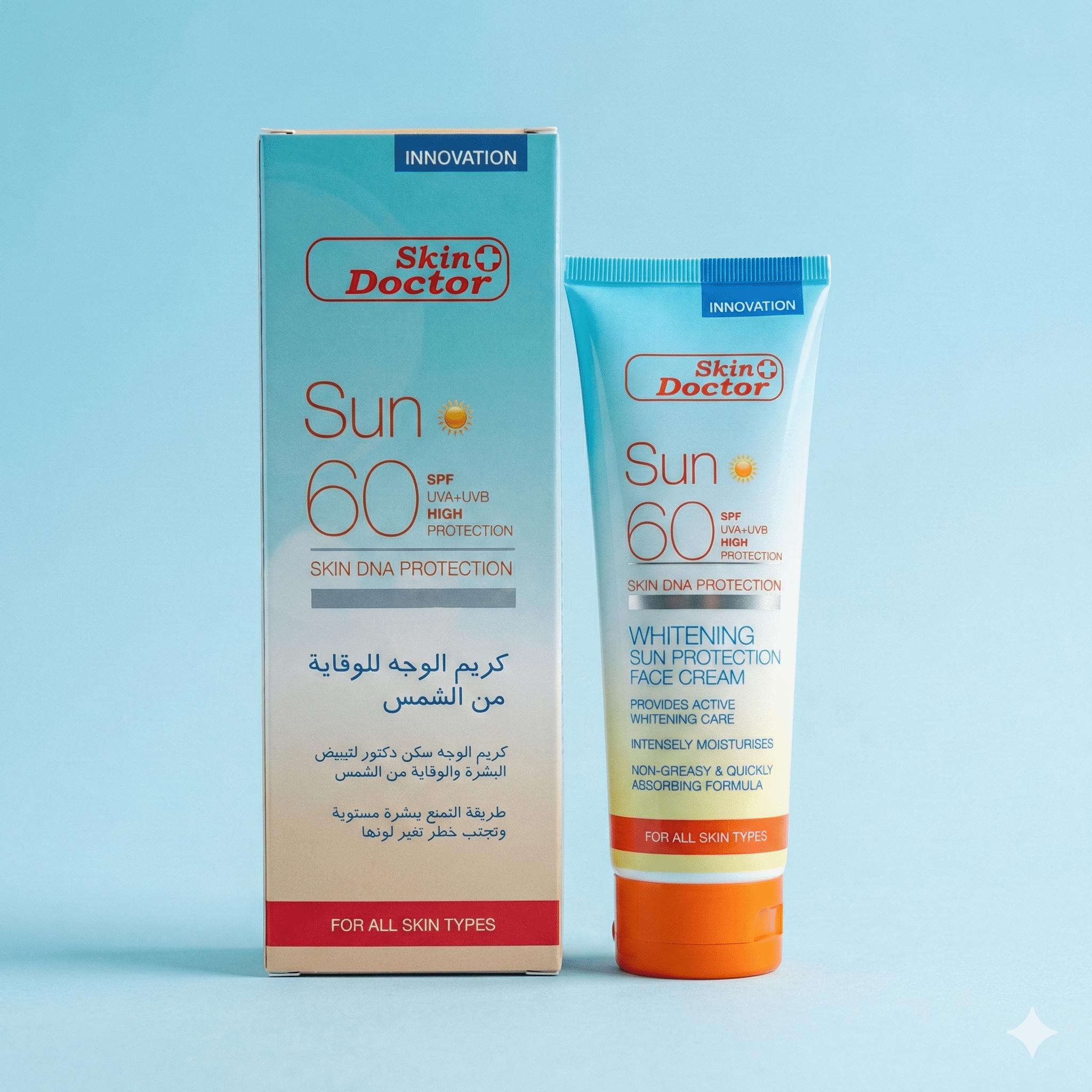 Skin Doctor Sun SPF 60 Whitening Sun Protection Face Cream
