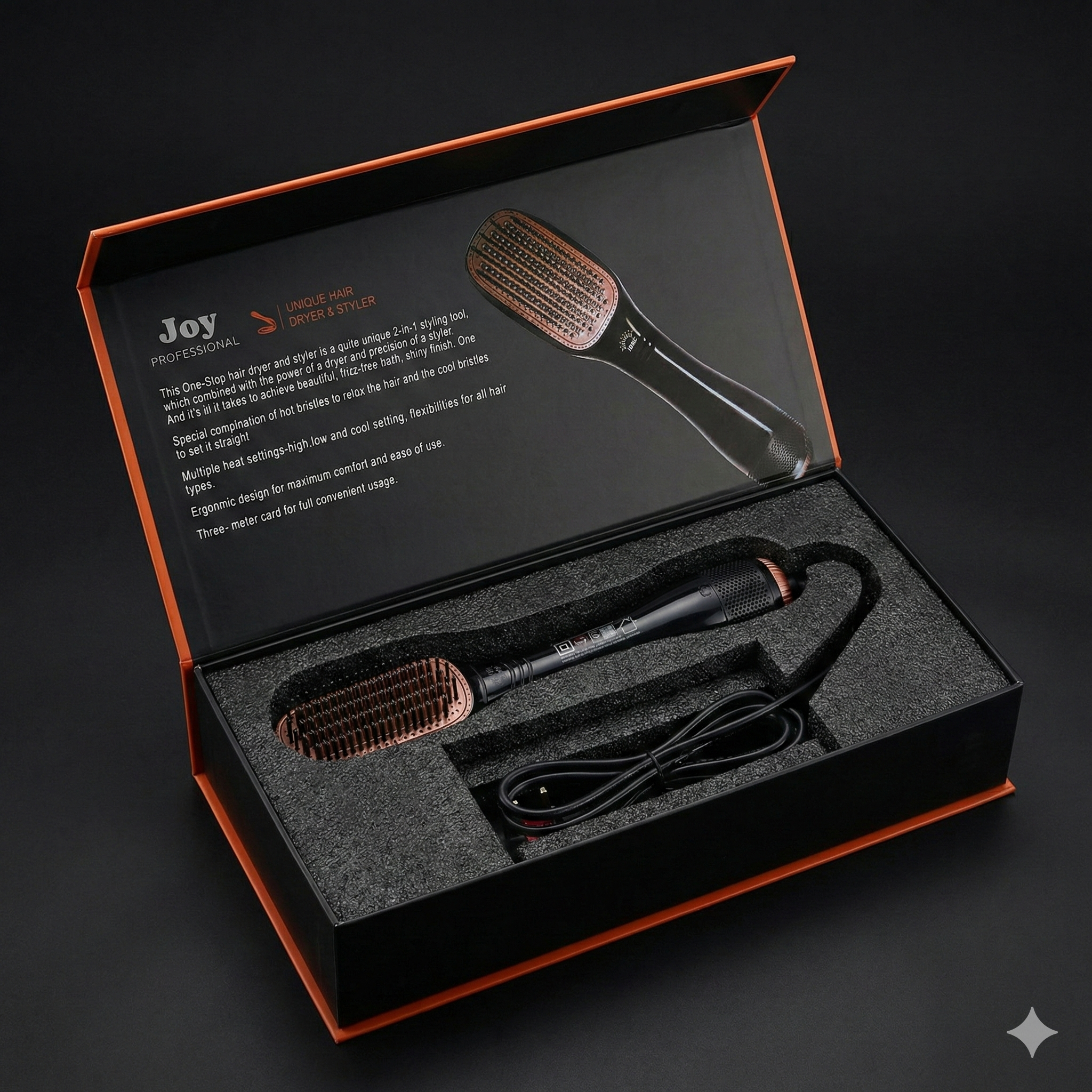 Joy Professional 2-in-1 Styling Brush