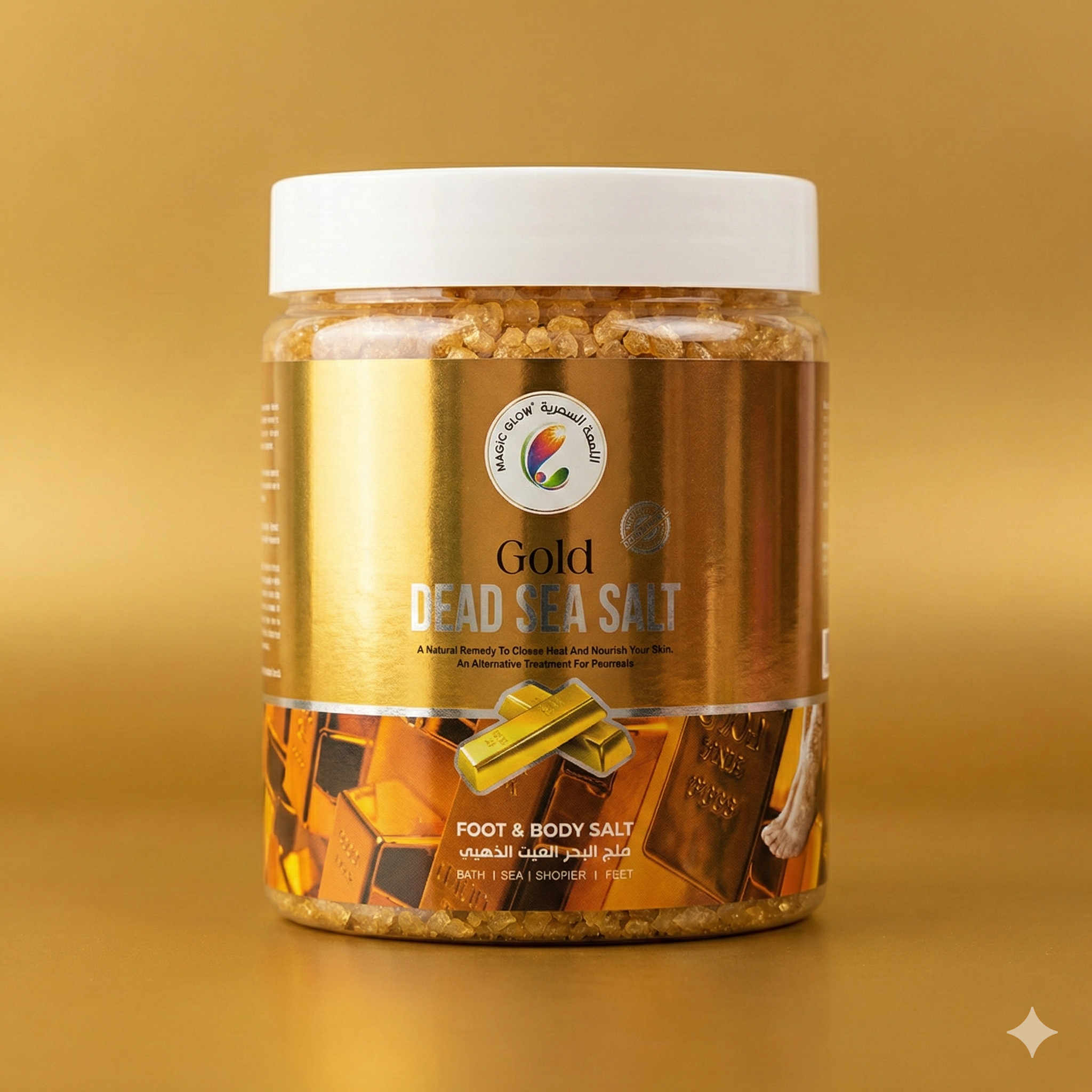 Magic Glow Gold Dead Sea Salt 1.2KG