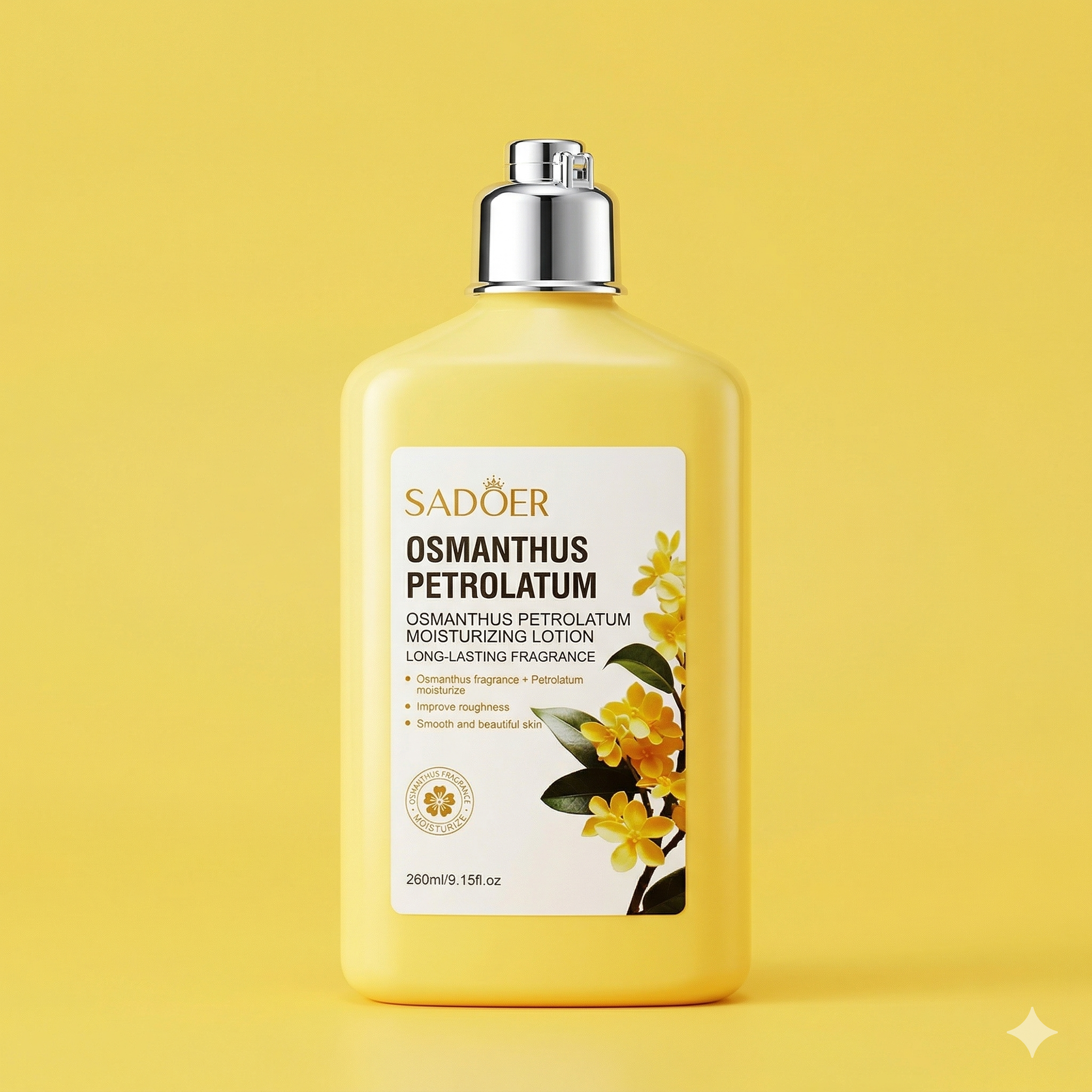 SADOER Osmanthus Petrolatum Moisturizing Lotion – Long-Lasting Fragrance (260ml)
