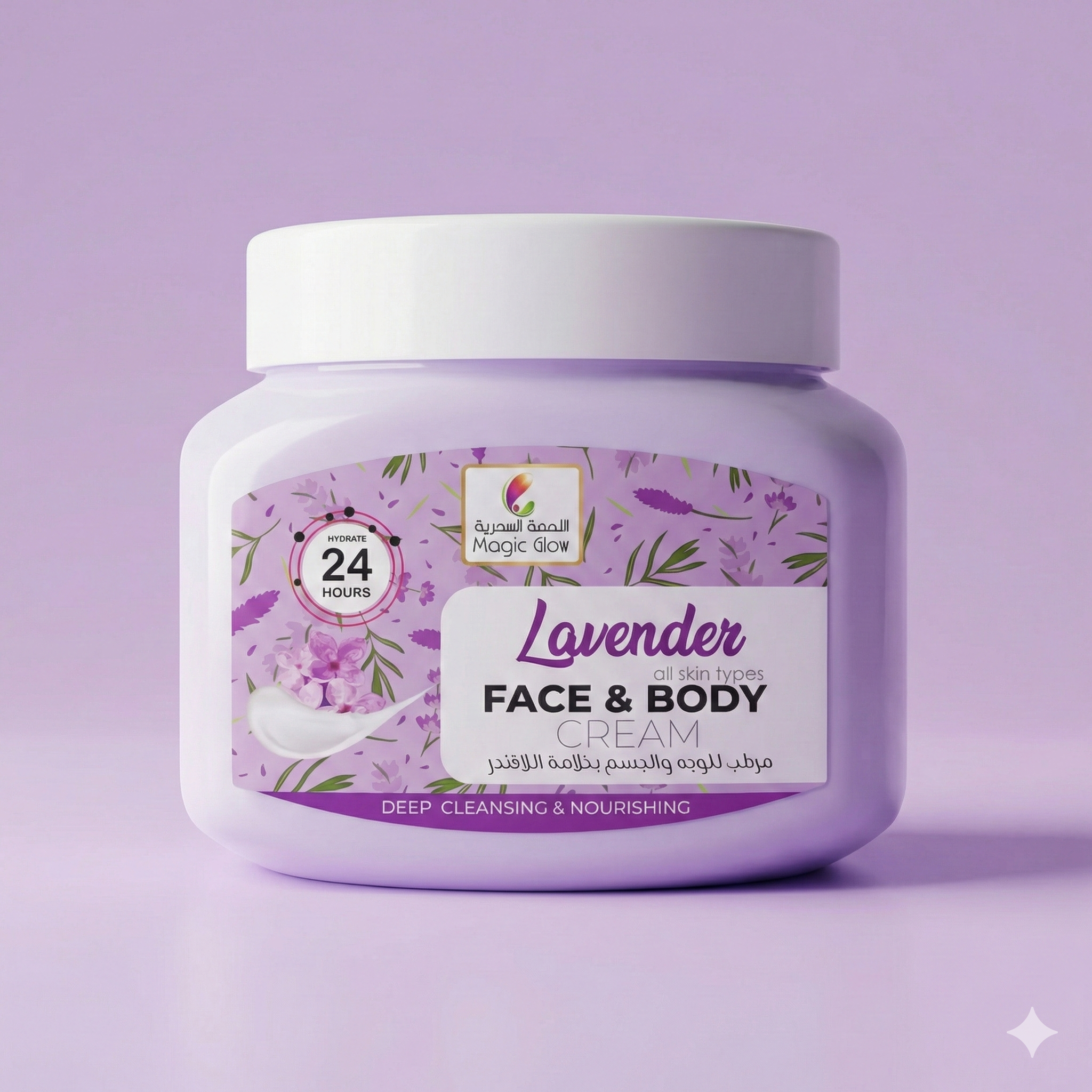 Magic Glow Lavender Face & Body Cream