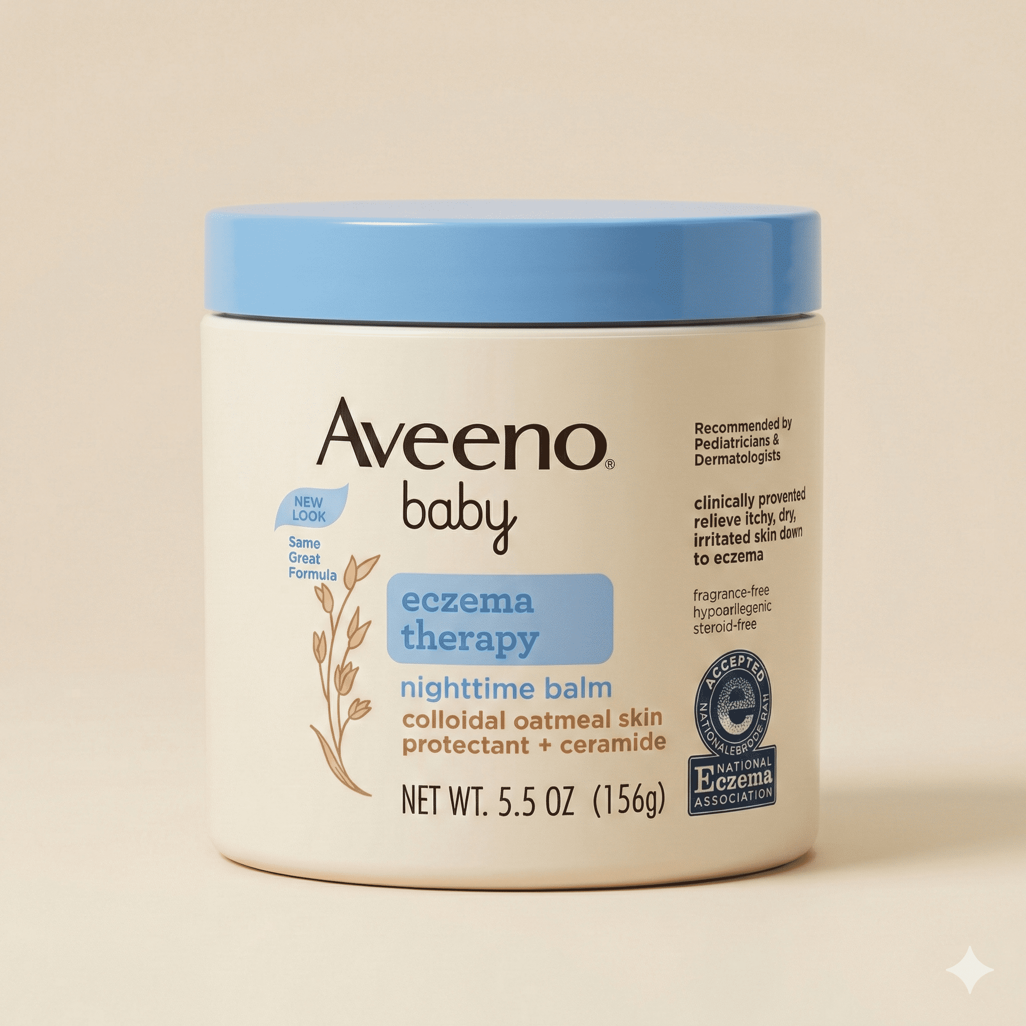 Aveeno Baby Eczema Therapy Nighttime Balm