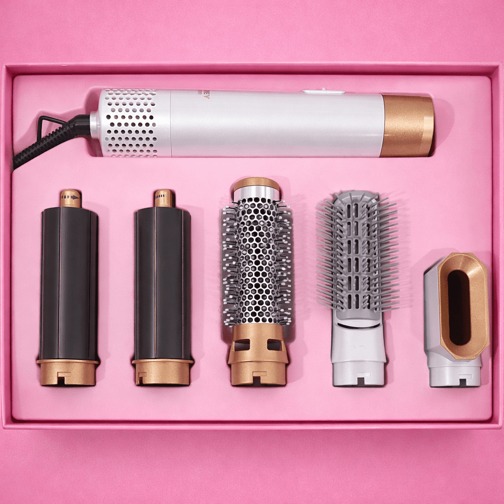 Kemei 5-in-1 High-Speed Negative Ion Hair Dryer Set