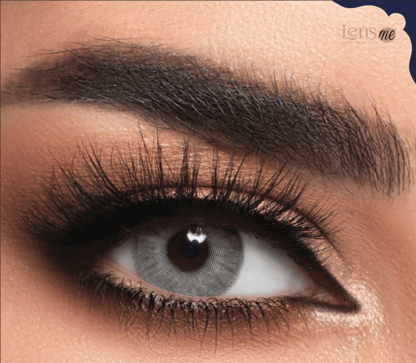 عدسة لينس مي، لون رمادي سكري