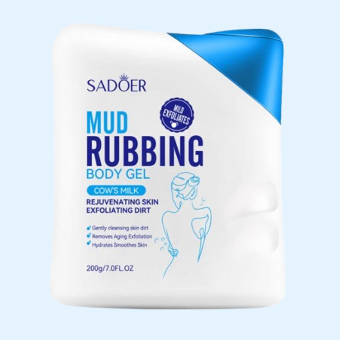 SADOER Mud Rubbing Body Gel 200g-Milk