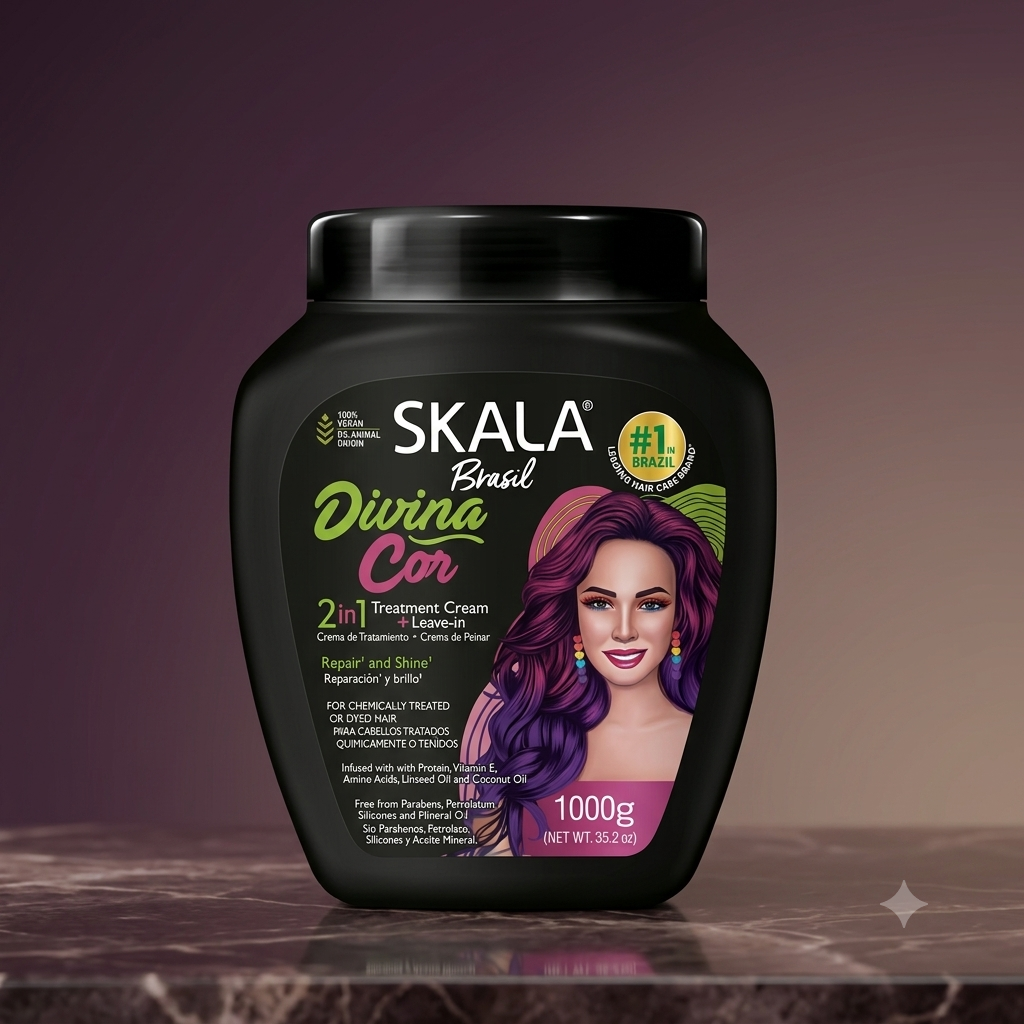 SKALA Brasil Divina Cor 2 in 1 Treatment Cream + Leave-in (1000g / 35.2 oz)