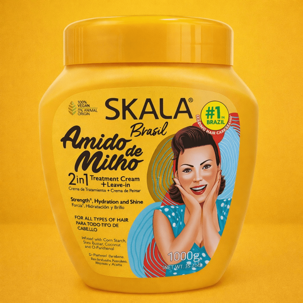 Skala Brasil Corn Starch 2-in-1 Treatment Cream + Leave-In