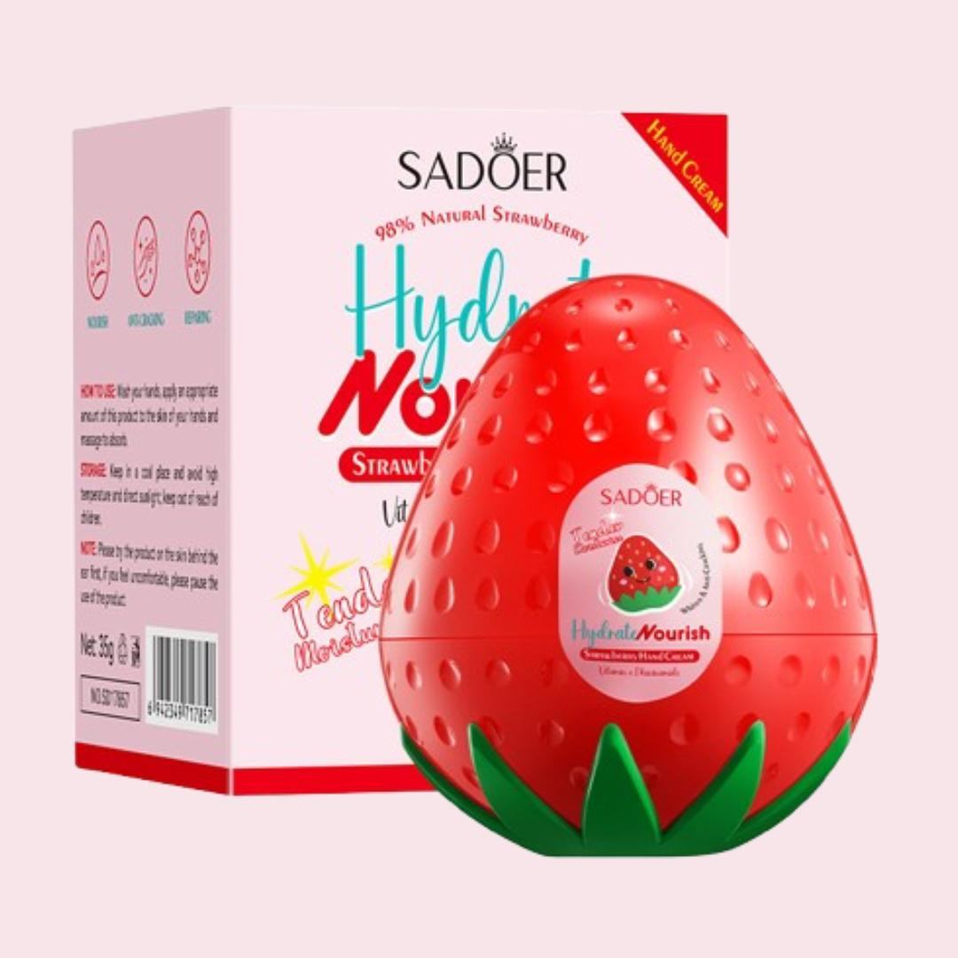 SADOER Nourish Hand Cream 80g-Strawberry