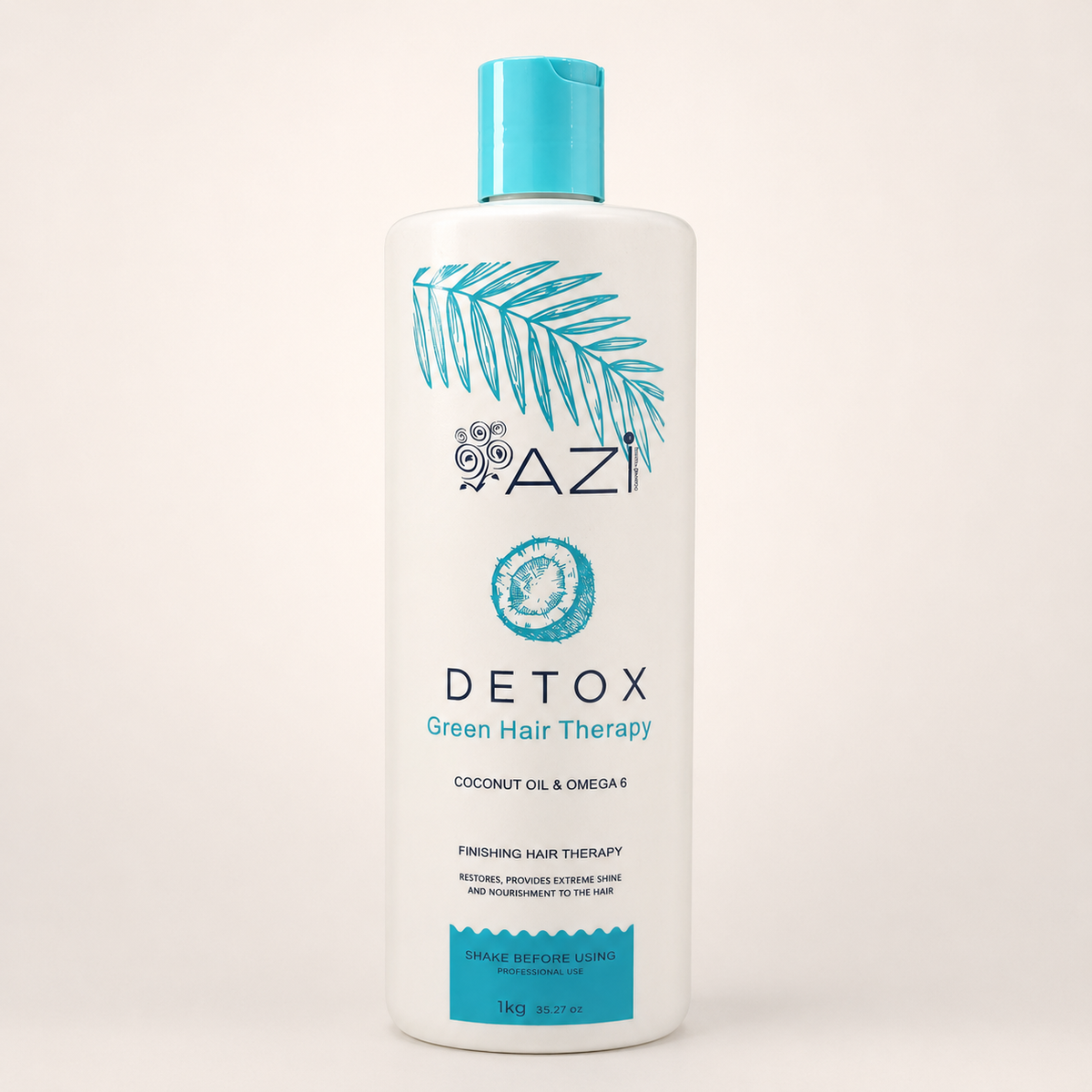 AZI Detox Green Hair Therapy Coconut Oil & Omega 6 1kg