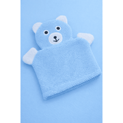 Baby Bath Wash Mitt (Bear Shape) – Blue