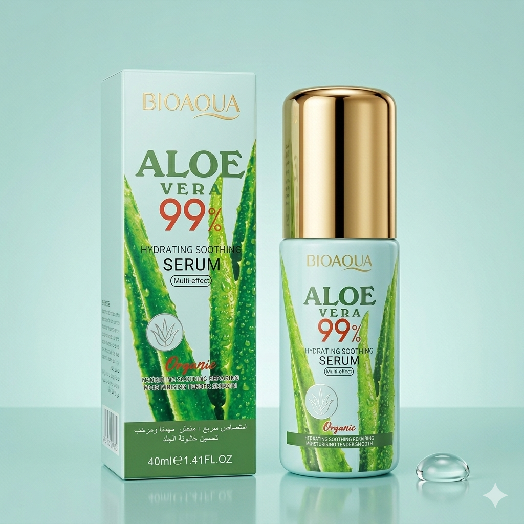 BIOAQUA Aloe Vera 99% Hydrating Soothing Serum