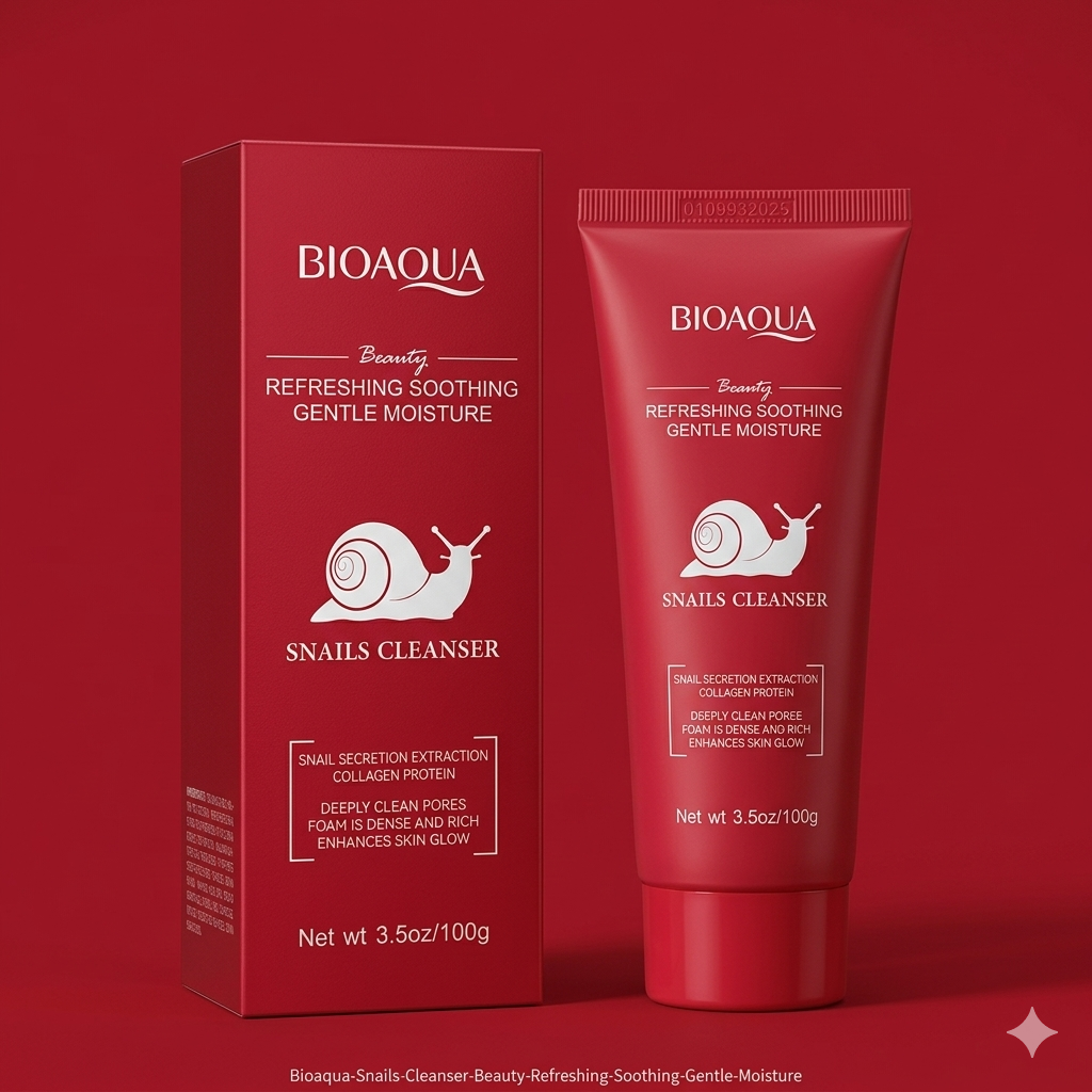 BIOAQUA Beauty Refreshing Soothing Snails Cleanser
