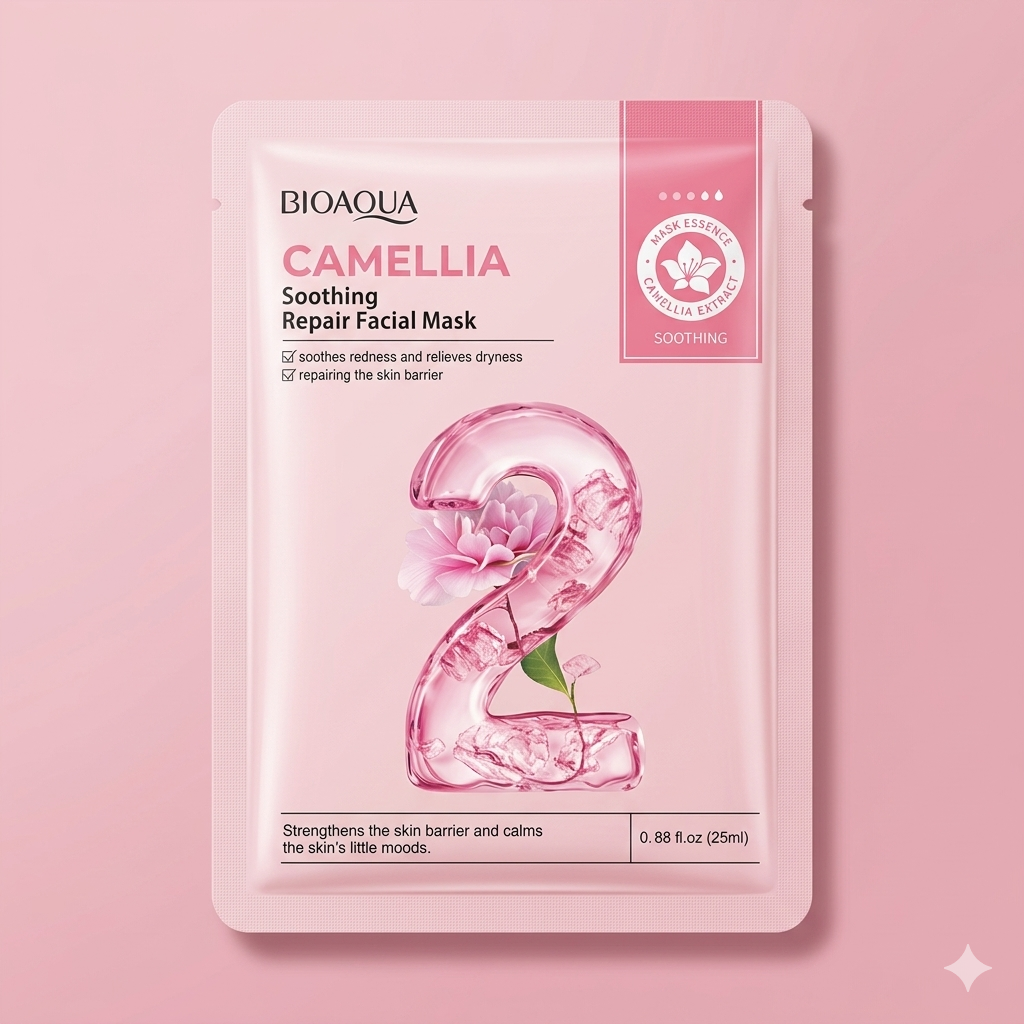 BIOAQUA CAMELLIA Soothing Repair Facial Mask