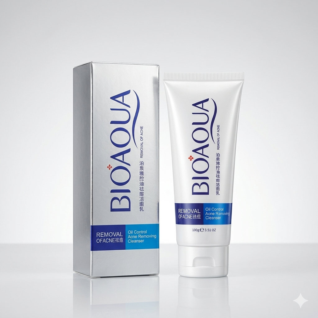 Bioaqua Removal of Acne Oil Control Cleanser (100g)
