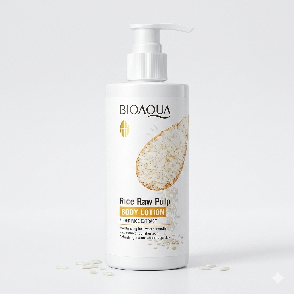 Bioaqua Rice Raw Pulp Body Lotion