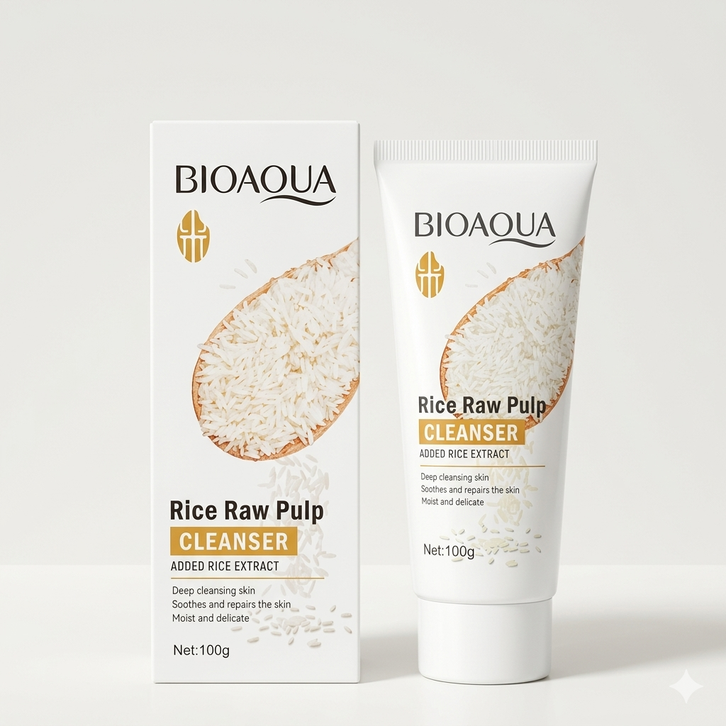 BIOAQUA Rice Raw Pulp Cleanser
