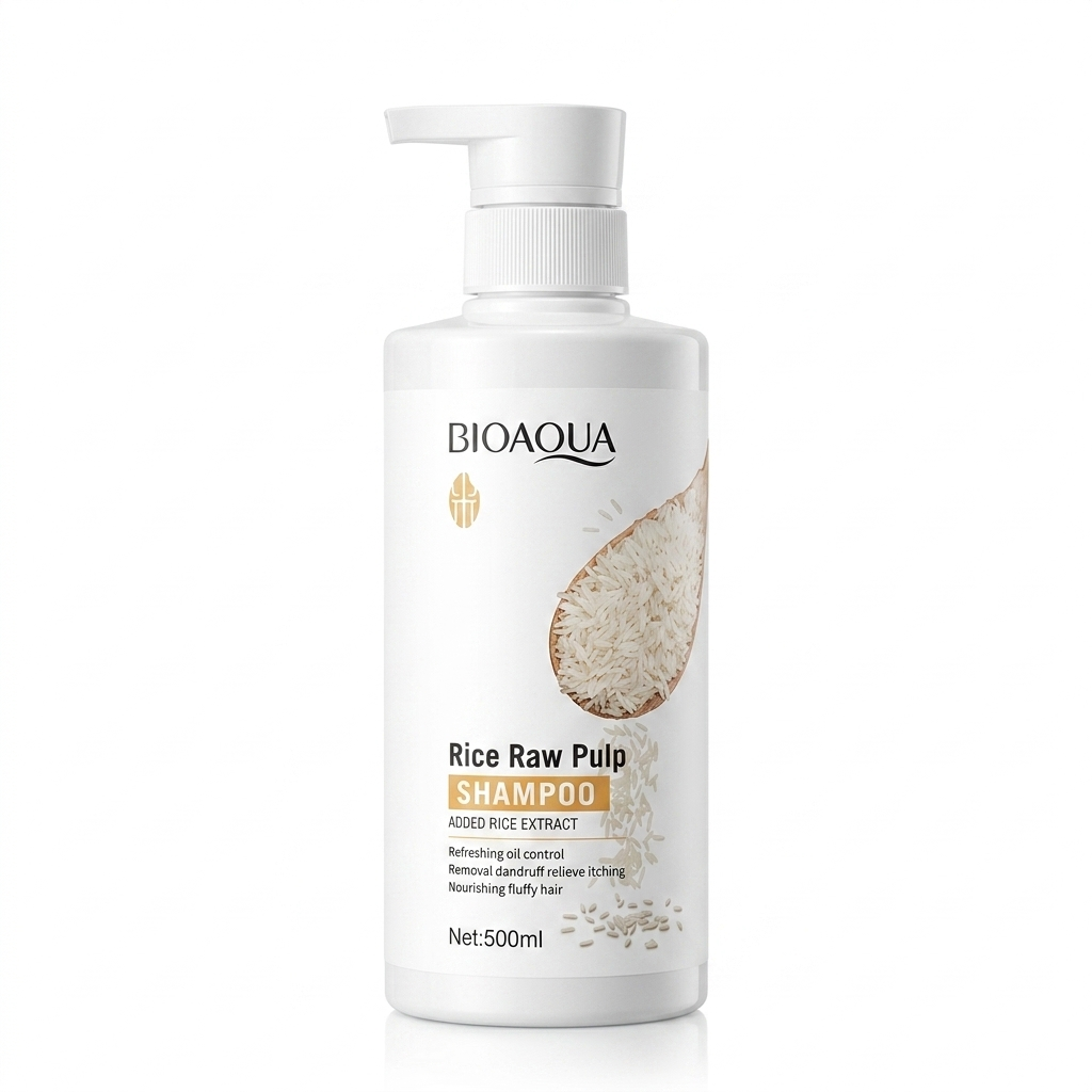 BIOAQUA Rice Raw Pulp Shampoo (500ml)