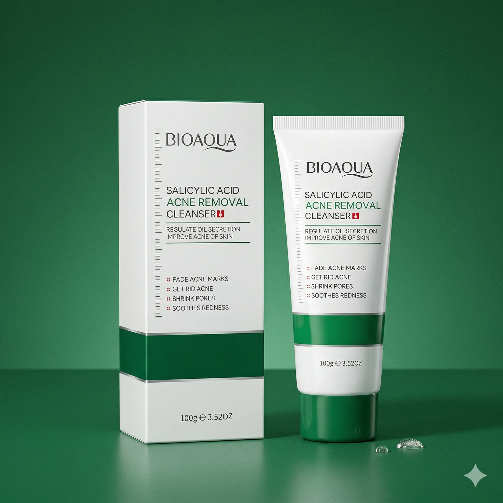 BIOAQUA Salicylic Acid Acne Removal Cleanser (100g)